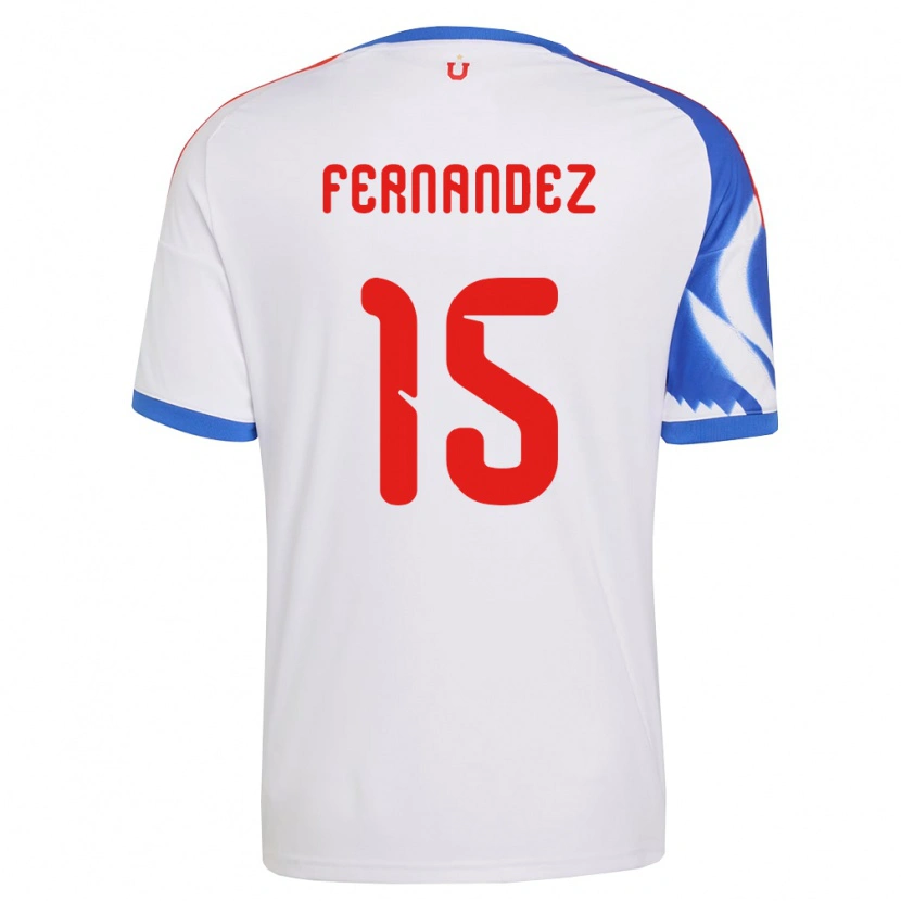 Danxen Heren Vicente Fernández #15 Wit Marineblauw Uitshirt Uittenue 2026/27 T-Shirt België
