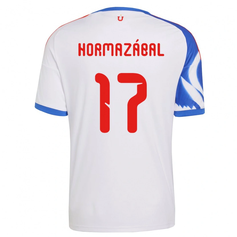 Danxen Heren Fabián Hormazábal #17 Wit Marineblauw Uitshirt Uittenue 2026/27 T-Shirt België