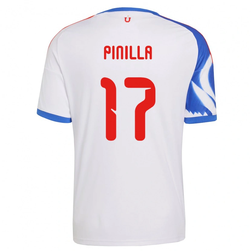 Danxen Heren Fernanda Pinilla #17 Wit Marineblauw Uitshirt Uittenue 2026/27 T-Shirt België