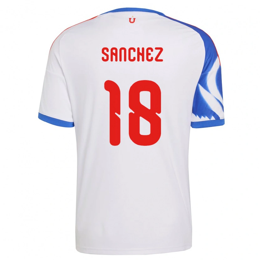 Danxen Heren Bárbara Sánchez #18 Wit Marineblauw Uitshirt Uittenue 2026/27 T-Shirt België