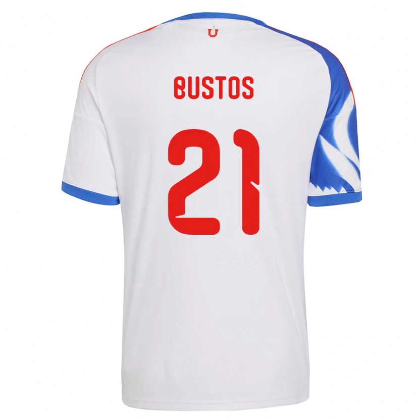Danxen Heren Melissa Bustos #21 Wit Marineblauw Uitshirt Uittenue 2026/27 T-Shirt België