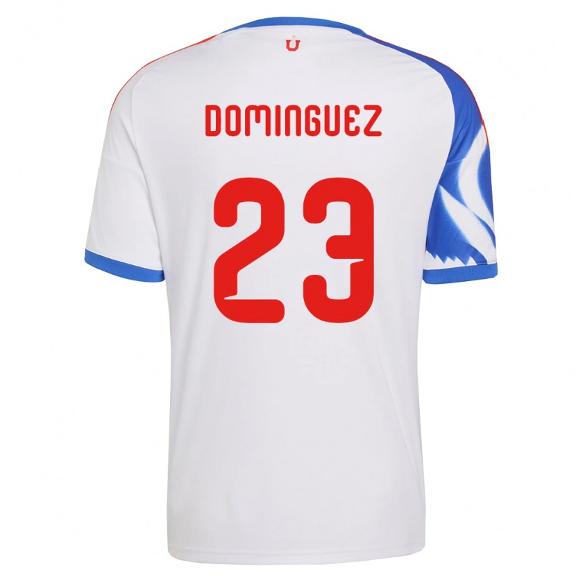 Danxen Heren Nery Dominguez #23 Wit Marineblauw Uitshirt Uittenue 2026/27 T-Shirt België