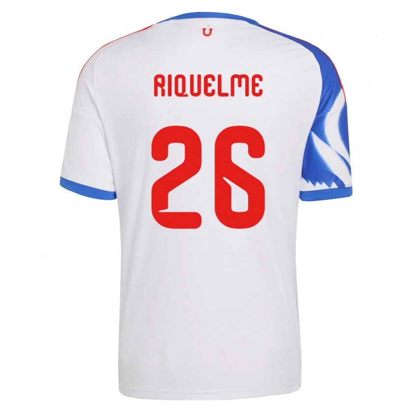 Danxen Heren Matías Riquelme #26 Wit Marineblauw Uitshirt Uittenue 2026/27 T-Shirt België