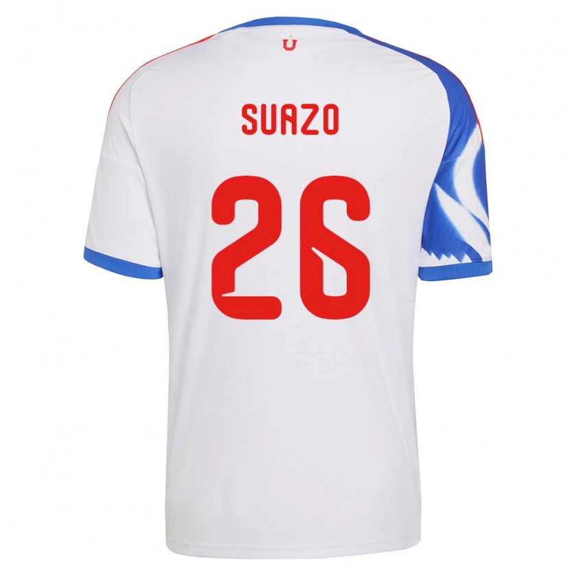Danxen Heren Gretzel Suazo #26 Wit Marineblauw Uitshirt Uittenue 2026/27 T-Shirt België