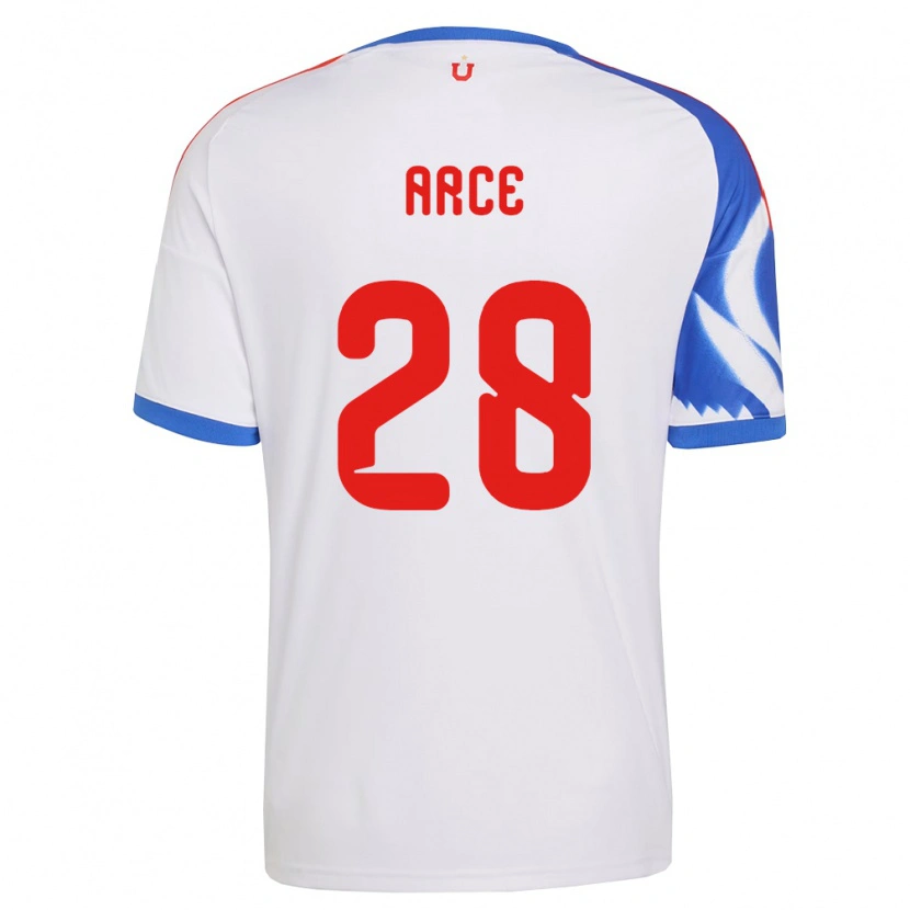 Danxen Heren Agustín Arce #28 Wit Marineblauw Uitshirt Uittenue 2026/27 T-Shirt België