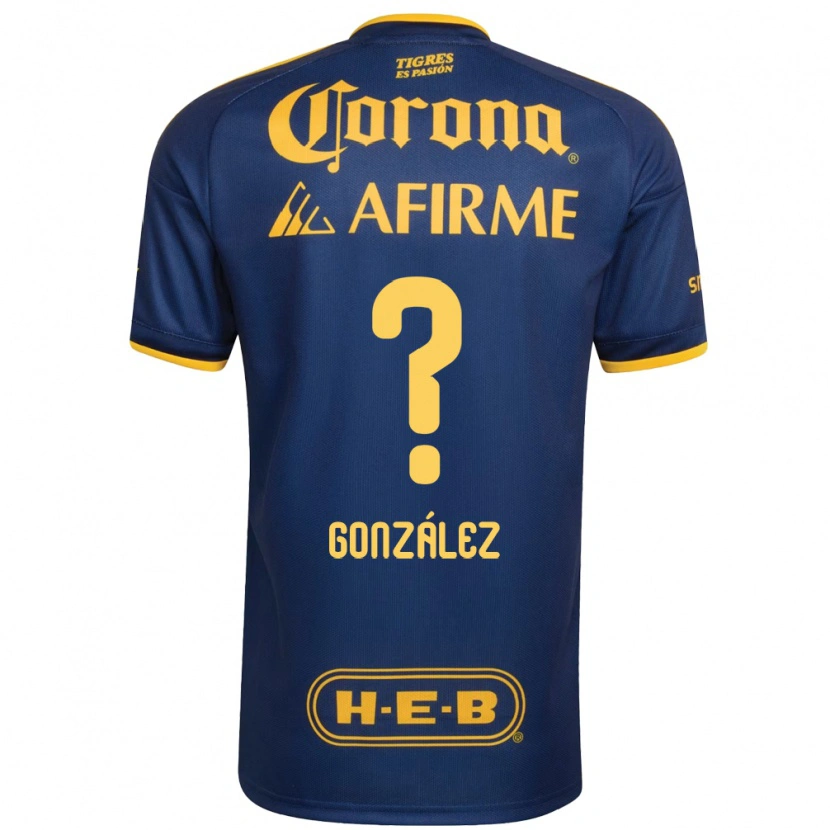 Danxen Heren Fernando González #0 Koninklijk Blauw Geel Uitshirt Uittenue 2026/27 T-Shirt België