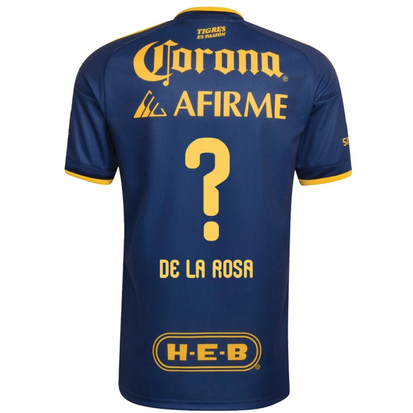 Danxen Heren Luis De La Rosa #0 Koninklijk Blauw Geel Uitshirt Uittenue 2026/27 T-Shirt België