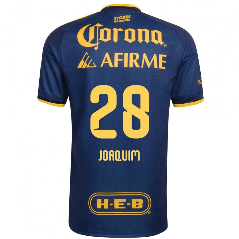 Danxen Heren Joaquim Henrique Pereira Silva #28 Koninklijk Blauw Geel Uitshirt Uittenue 2026/27 T-Shirt België
