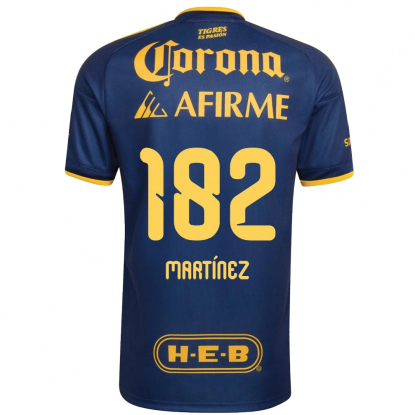 Danxen Heren Saeed Martínez #182 Koninklijk Blauw Geel Uitshirt Uittenue 2026/27 T-Shirt België