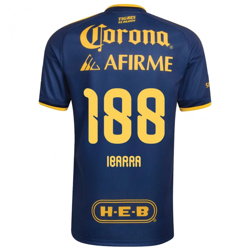 Danxen Heren Juan Ibarra #188 Koninklijk Blauw Geel Uitshirt Uittenue 2026/27 T-Shirt België