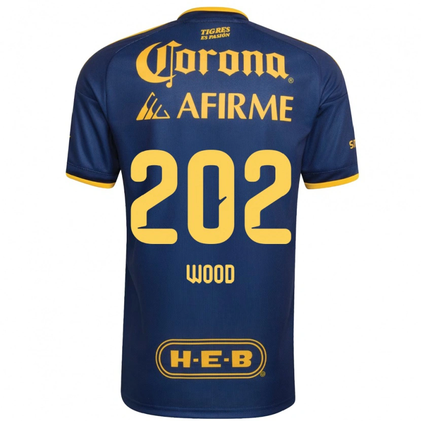 Danxen Heren Yael Wood #202 Koninklijk Blauw Geel Uitshirt Uittenue 2026/27 T-Shirt België