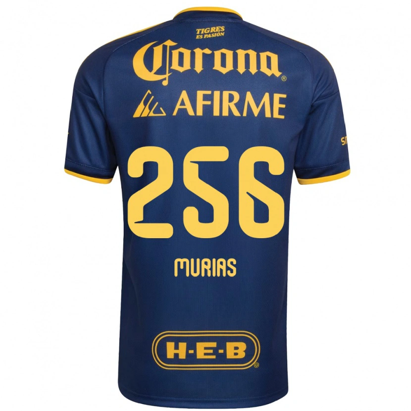 Danxen Heren Mauricio Murias #256 Koninklijk Blauw Geel Uitshirt Uittenue 2026/27 T-Shirt België