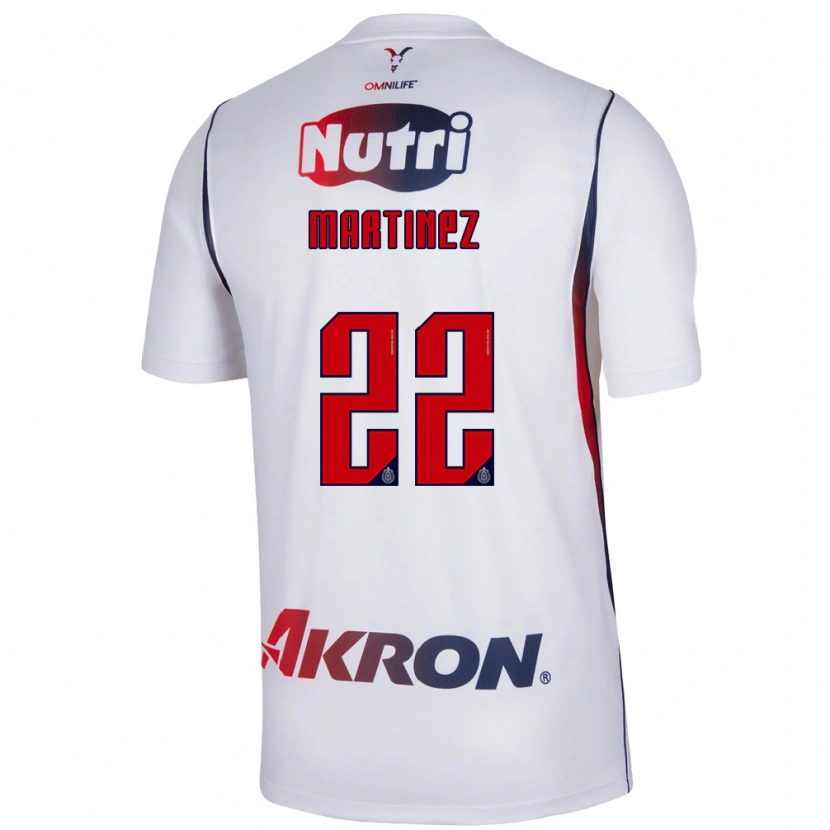Danxen Heren Karla Martínez #22 Wit Marineblauw Rood Uitshirt Uittenue 2026/27 T-Shirt België