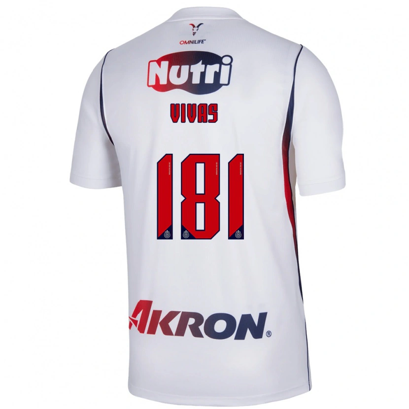 Danxen Heren Ángel Vivas #181 Wit Marineblauw Rood Uitshirt Uittenue 2026/27 T-Shirt België