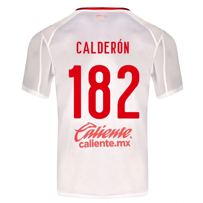 Danxen Heren Leonel Calderón #182 Wit Groen Rood Uitshirt Uittenue 2026/27 T-Shirt België