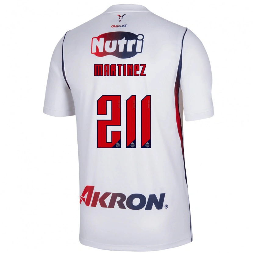 Danxen Heren Diego Martínez #211 Wit Marineblauw Rood Uitshirt Uittenue 2026/27 T-Shirt België