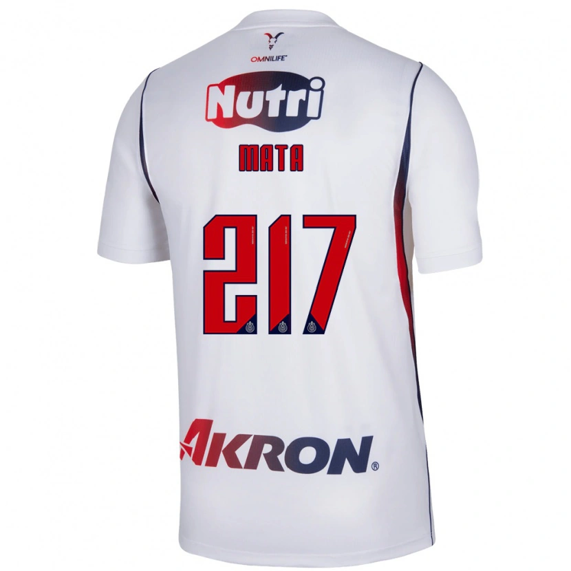 Danxen Heren Hugo Mata #217 Wit Marineblauw Rood Uitshirt Uittenue 2026/27 T-Shirt België