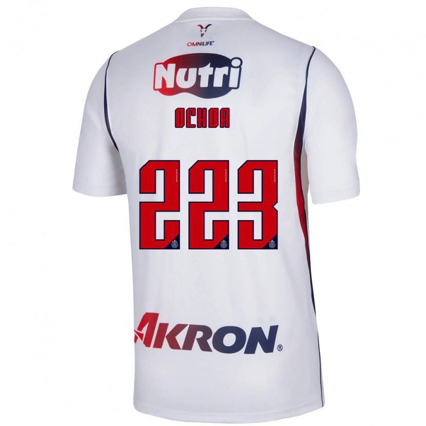 Danxen Heren Diego Ochoa #223 Wit Marineblauw Rood Uitshirt Uittenue 2026/27 T-Shirt België