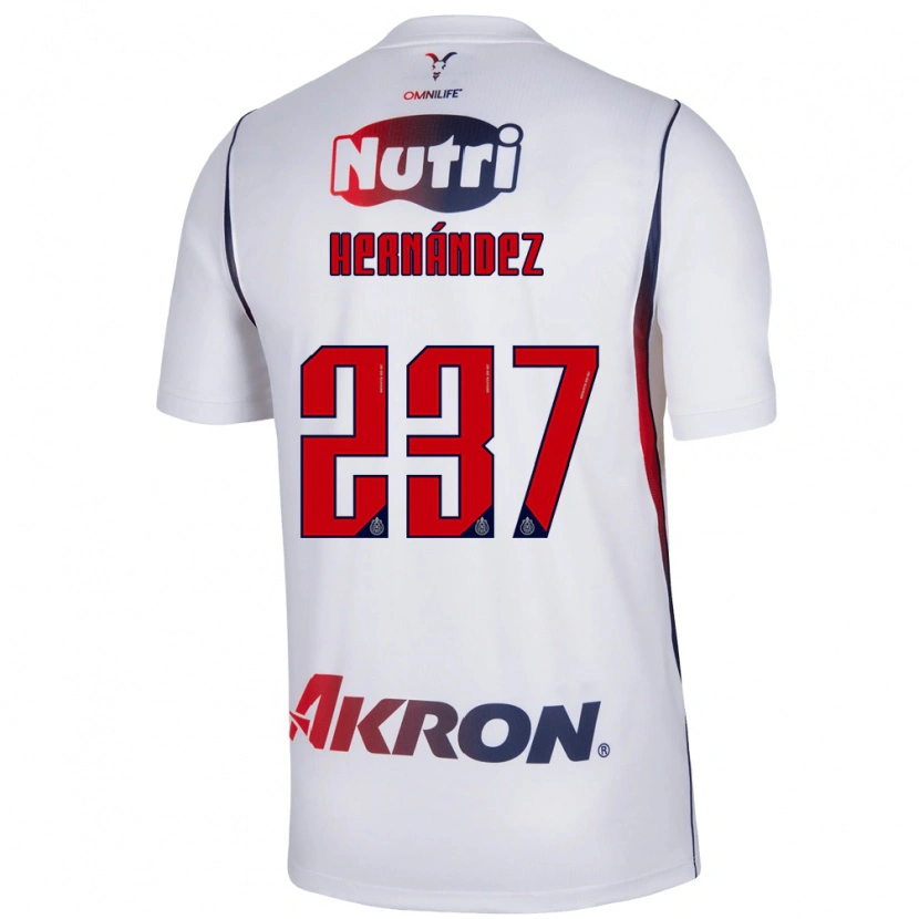 Danxen Heren Santiago Hernández #237 Wit Marineblauw Rood Uitshirt Uittenue 2026/27 T-Shirt België
