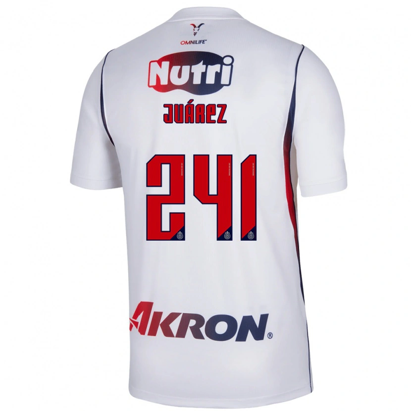 Danxen Heren Hugo Juárez #241 Wit Marineblauw Rood Uitshirt Uittenue 2026/27 T-Shirt België