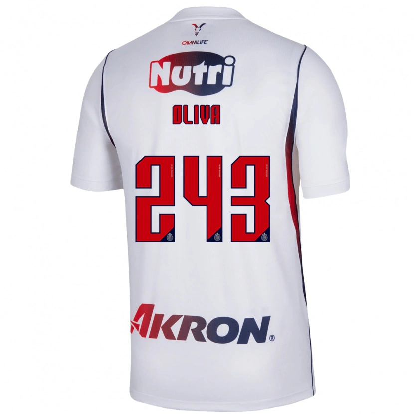 Danxen Heren Diego Oliva #243 Wit Marineblauw Rood Uitshirt Uittenue 2026/27 T-Shirt België