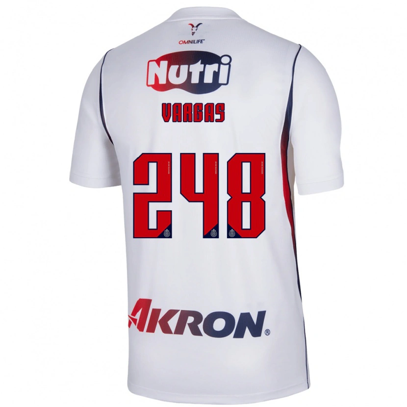 Danxen Heren Uziel Vargas #248 Wit Marineblauw Rood Uitshirt Uittenue 2026/27 T-Shirt België