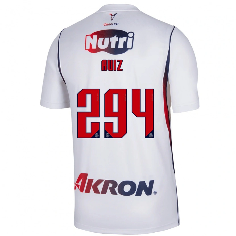 Danxen Heren Dilan Ruiz #294 Wit Marineblauw Rood Uitshirt Uittenue 2026/27 T-Shirt België