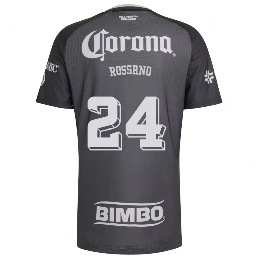 Danxen Heren Franco Rossano #24 Grijs Wit Zwart Uitshirt Uittenue 2026/27 T-Shirt België