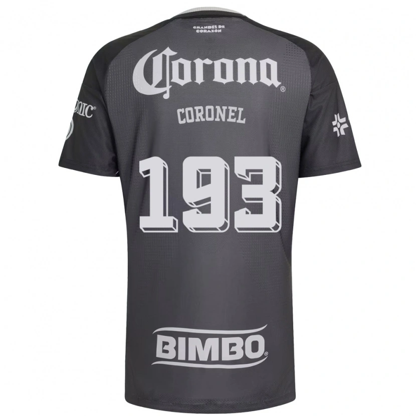 Danxen Heren Ángel Coronel #193 Grijs Wit Zwart Uitshirt Uittenue 2026/27 T-Shirt België