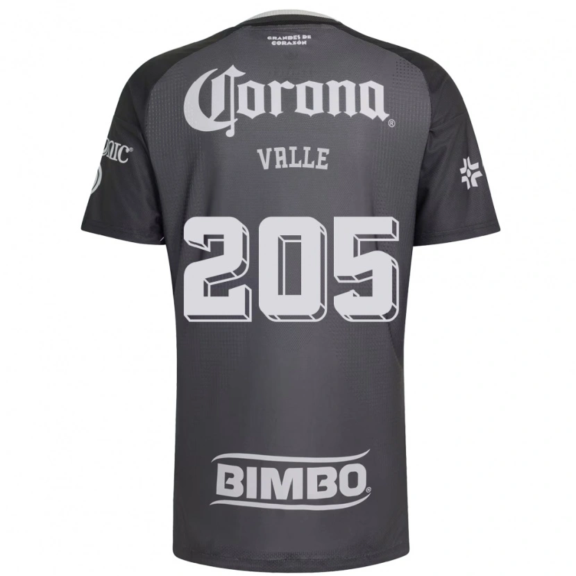 Danxen Heren Jhovani Valle #205 Grijs Wit Zwart Uitshirt Uittenue 2026/27 T-Shirt België