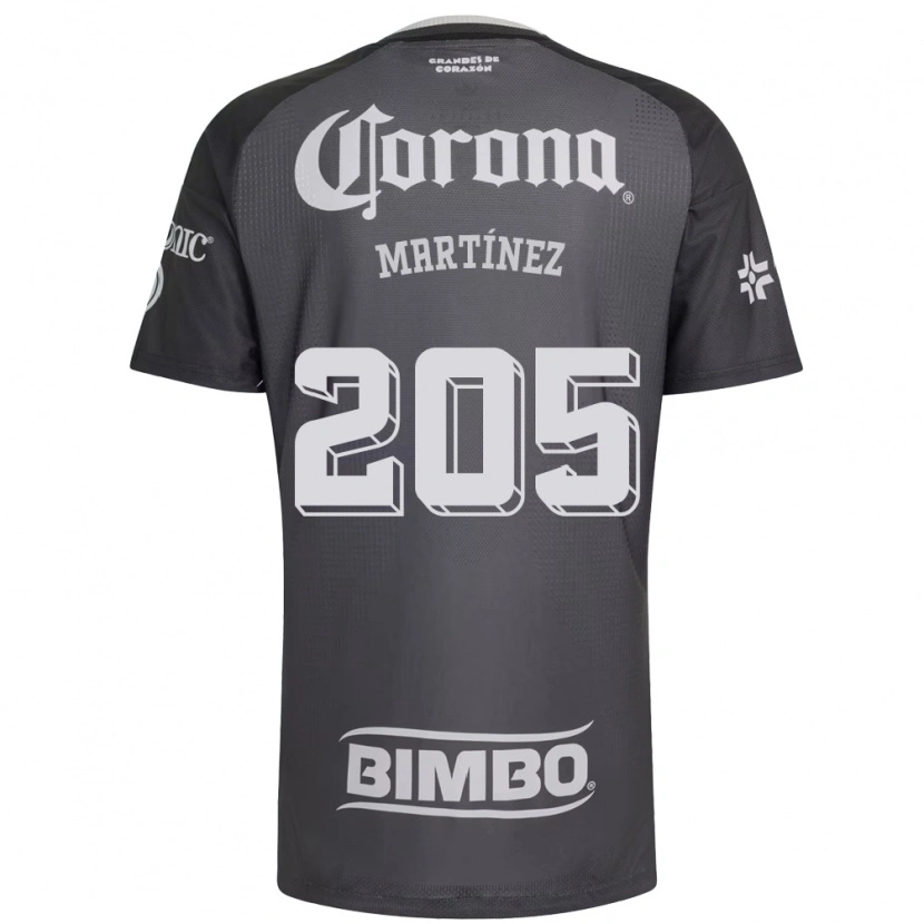 Danxen Heren Sebastián Martínez #205 Grijs Wit Zwart Uitshirt Uittenue 2026/27 T-Shirt België