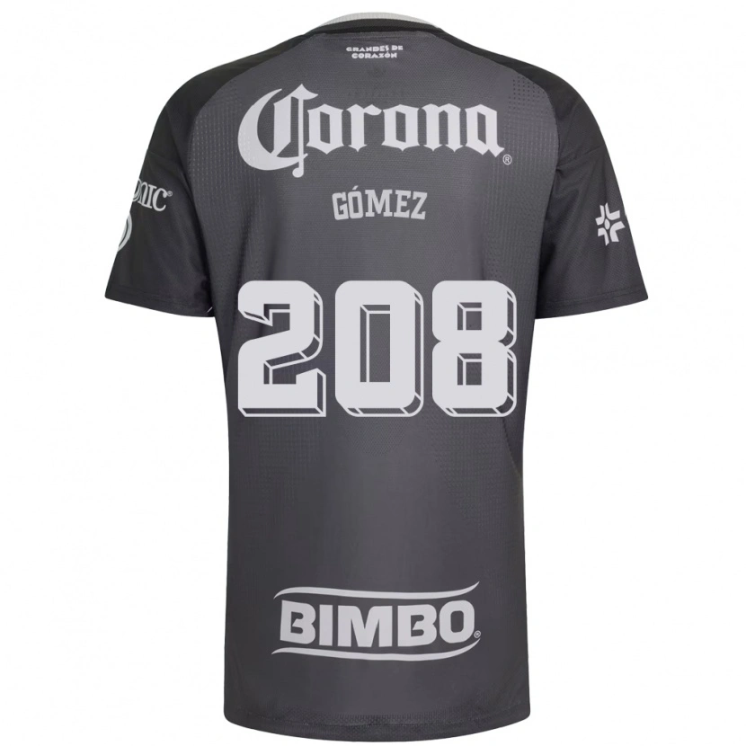 Danxen Heren José Gómez #208 Grijs Wit Zwart Uitshirt Uittenue 2026/27 T-Shirt België