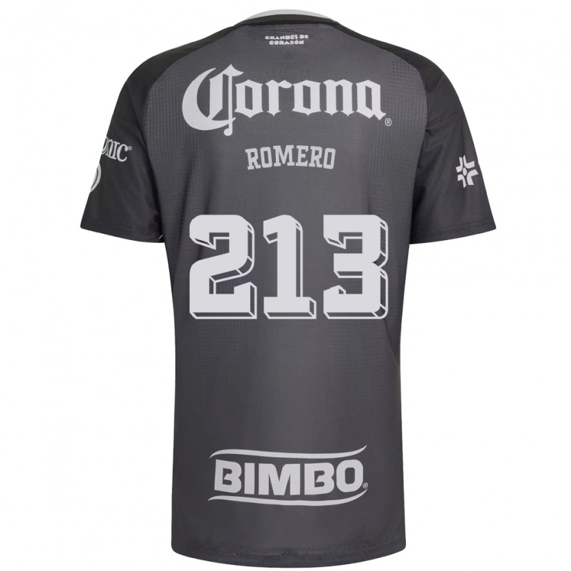 Danxen Heren Axel Romero #213 Grijs Wit Zwart Uitshirt Uittenue 2026/27 T-Shirt België
