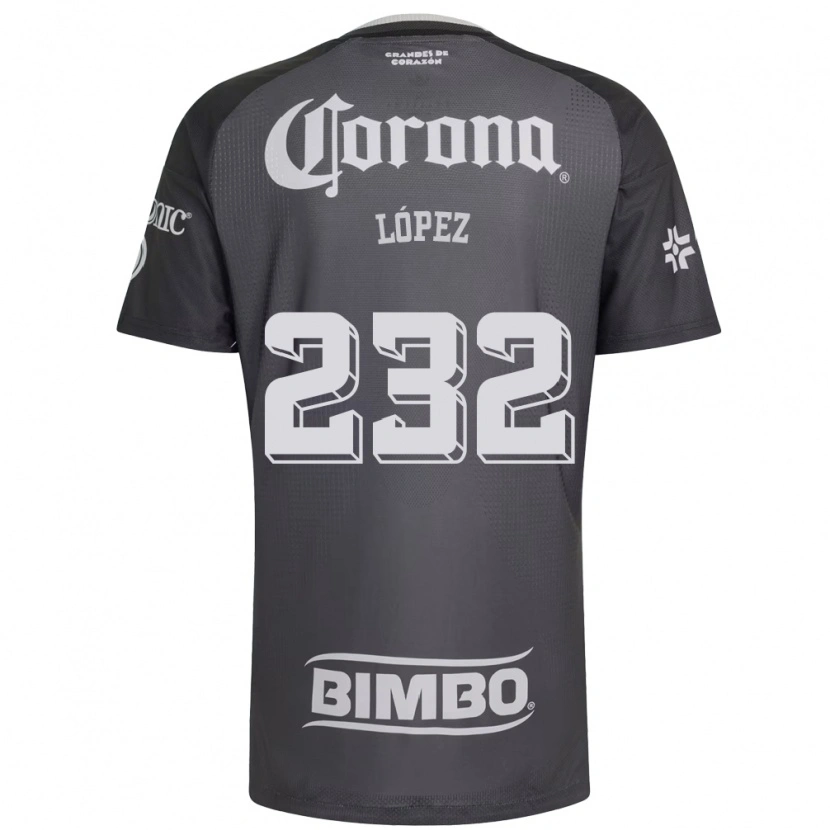 Danxen Heren Rodrigo López #232 Grijs Wit Zwart Uitshirt Uittenue 2026/27 T-Shirt België