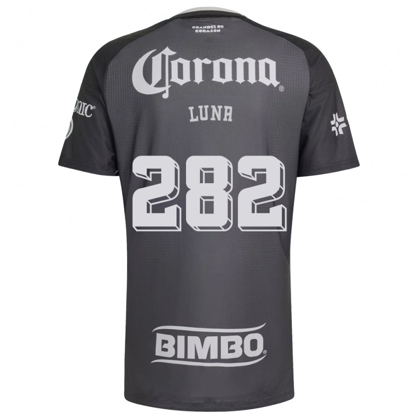 Danxen Heren Mateo Luna #282 Grijs Wit Zwart Uitshirt Uittenue 2026/27 T-Shirt België