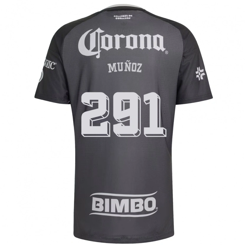 Danxen Heren Jorge Muñoz #291 Grijs Wit Zwart Uitshirt Uittenue 2026/27 T-Shirt België