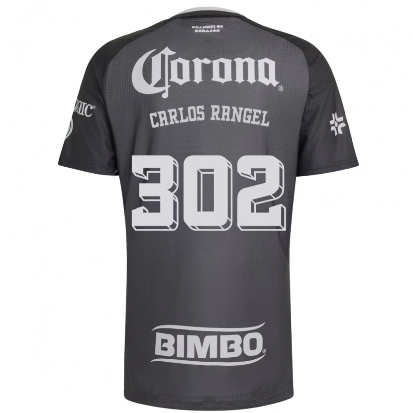 Danxen Heren Juan Carlos Rangel #302 Grijs Wit Zwart Uitshirt Uittenue 2026/27 T-Shirt België