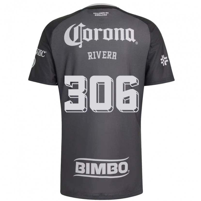 Danxen Heren Miguel Rivera #306 Grijs Wit Zwart Uitshirt Uittenue 2026/27 T-Shirt België