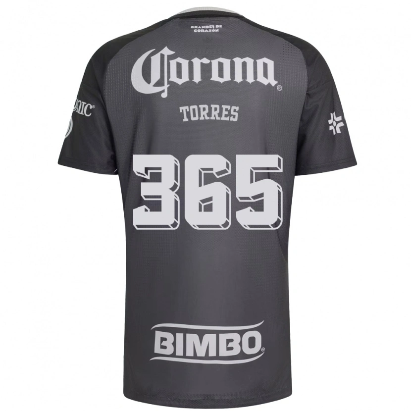Danxen Heren Uriel Torres #365 Grijs Wit Zwart Uitshirt Uittenue 2026/27 T-Shirt België