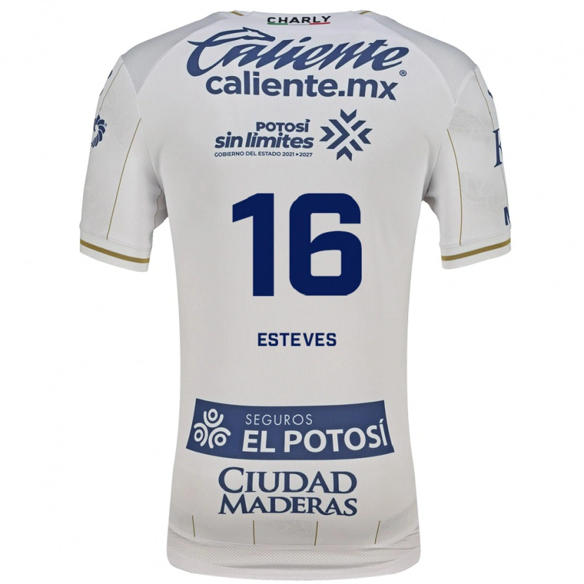 Danxen Heren Lucas Esteves #16 Wit Blauw Uitshirt Uittenue 2026/27 T-Shirt België