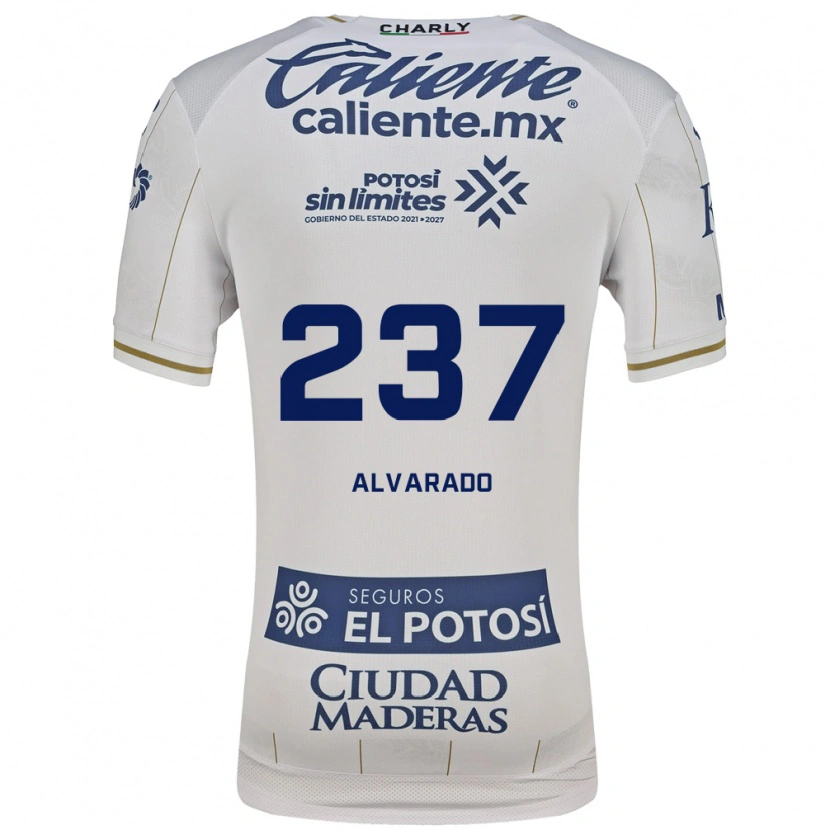 Danxen Heren Luis Alvarado #237 Wit Blauw Uitshirt Uittenue 2026/27 T-Shirt België