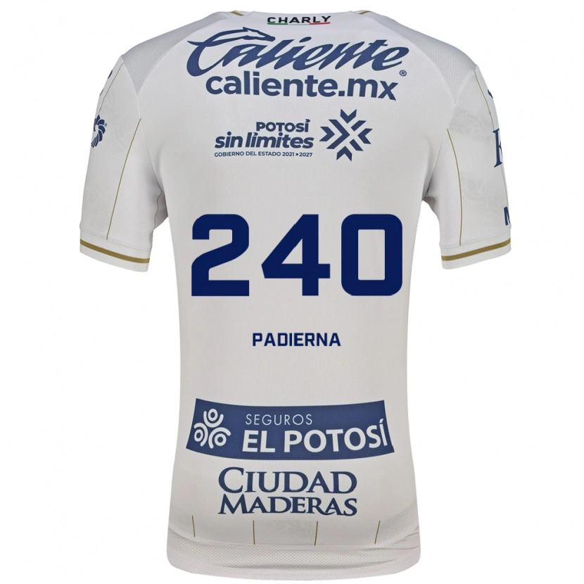 Danxen Heren Hugo Padierna #240 Wit Blauw Uitshirt Uittenue 2026/27 T-Shirt België