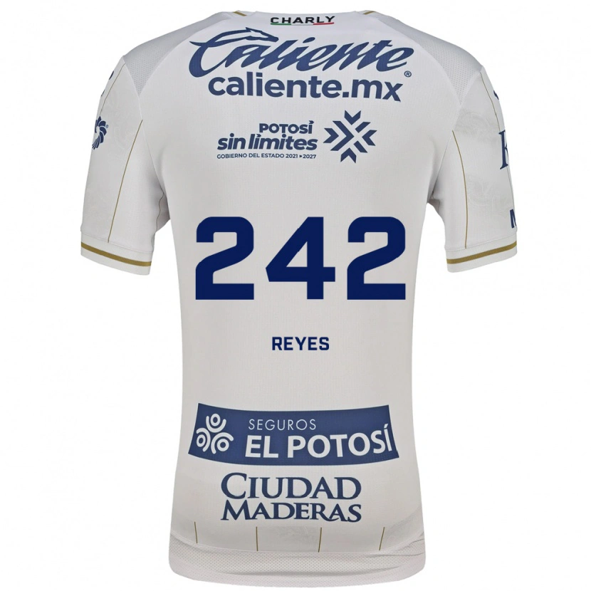 Danxen Heren Ángel Reyes #242 Wit Blauw Uitshirt Uittenue 2026/27 T-Shirt België