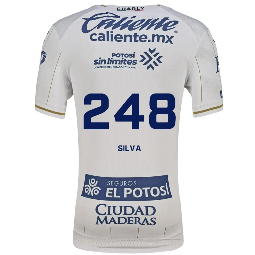 Danxen Heren Joaquín Silva #248 Wit Blauw Uitshirt Uittenue 2026/27 T-Shirt België