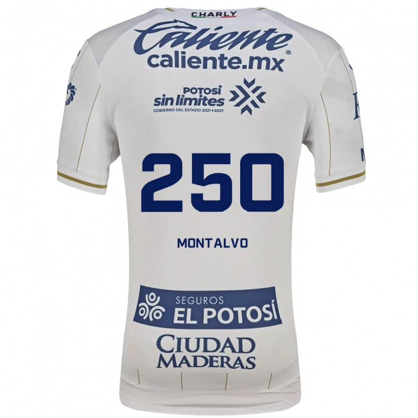 Danxen Heren Maddox Montalvo #250 Wit Blauw Uitshirt Uittenue 2026/27 T-Shirt België