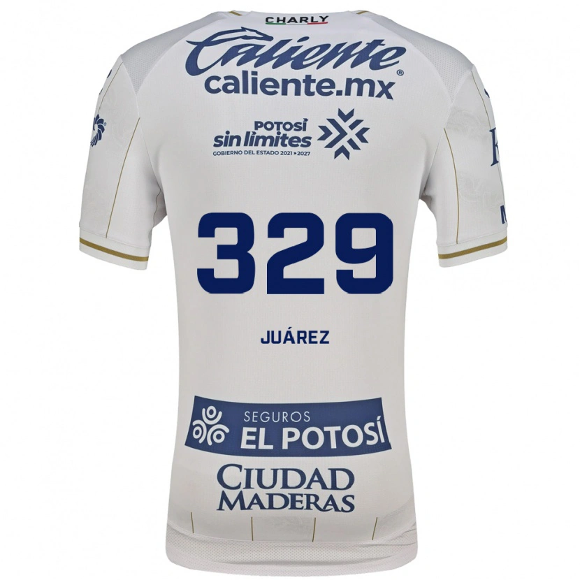 Danxen Heren Juan Juárez #329 Wit Blauw Uitshirt Uittenue 2026/27 T-Shirt België