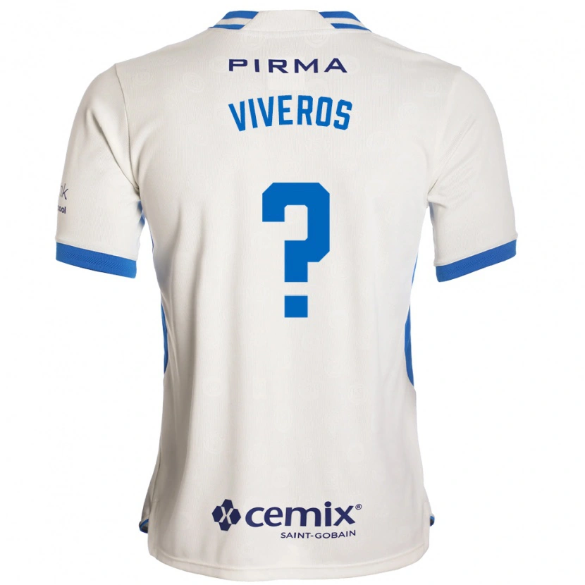 Danxen Heren Axel Viveros #0 Wit Blauw Rood Uitshirt Uittenue 2026/27 T-Shirt België