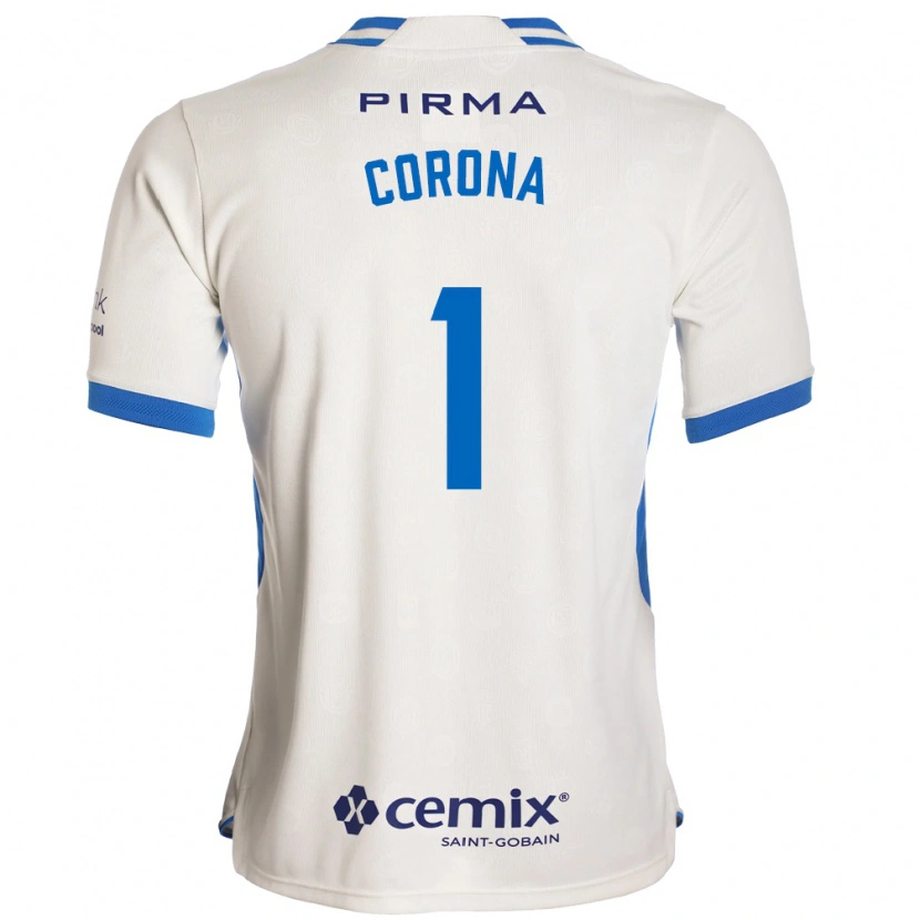 Danxen Heren Jose De Jesus Corona #1 Wit Blauw Rood Uitshirt Uittenue 2026/27 T-Shirt België