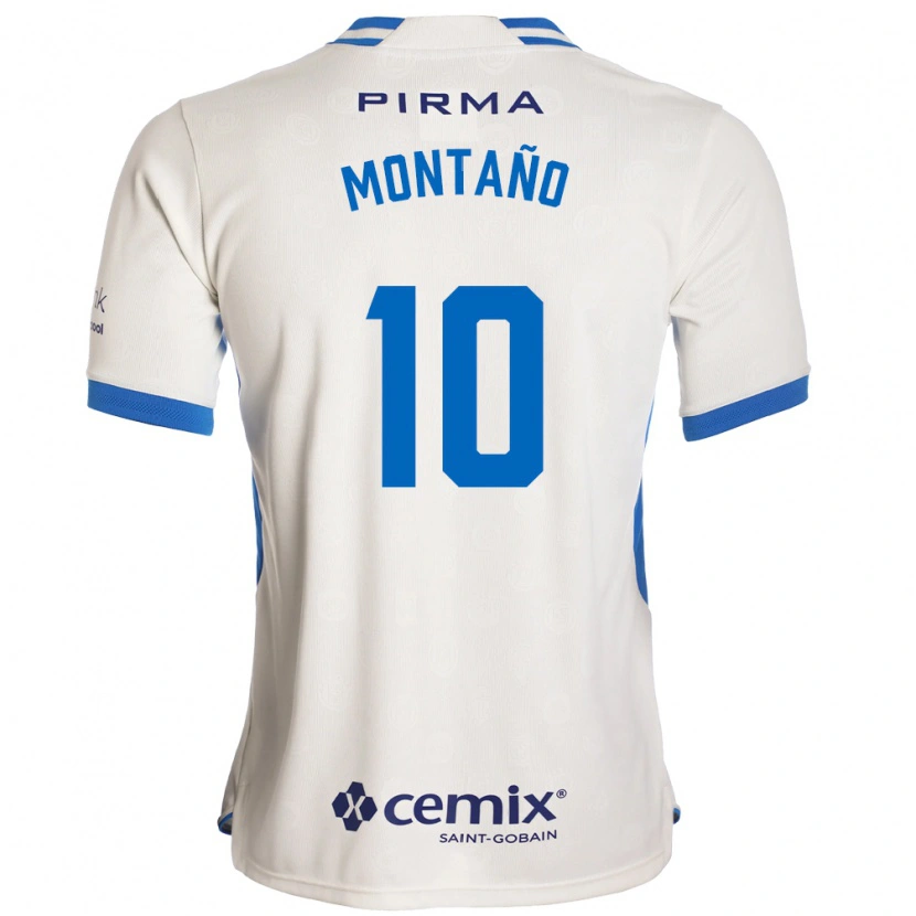 Danxen Heren Andrés Montaño #10 Wit Blauw Rood Uitshirt Uittenue 2026/27 T-Shirt België