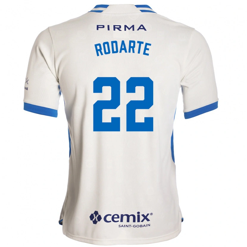 Danxen Heren Jorge Rodarte #22 Wit Blauw Rood Uitshirt Uittenue 2026/27 T-Shirt België